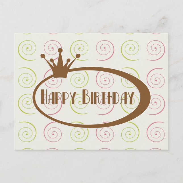 Postal Feliz cumpleaños (Anverso)