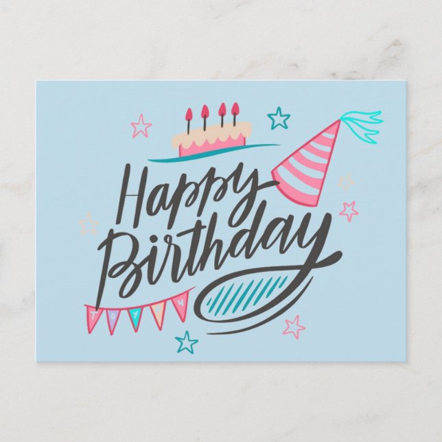 Postal Feliz Cumpleaños (Anverso)