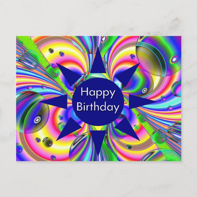 Postal Feliz cumpleaños (Anverso)