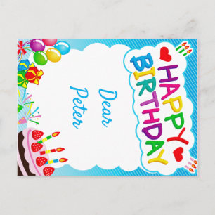 Postal Feliz Cumpleaños