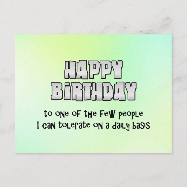 Postal Feliz cumpleaños (Anverso)