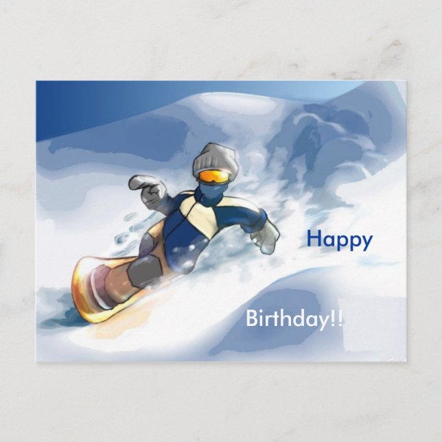Postal ¡Feliz cumpleaños! (Anverso)