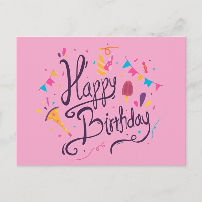 Postal Feliz Cumpleaños (Anverso)