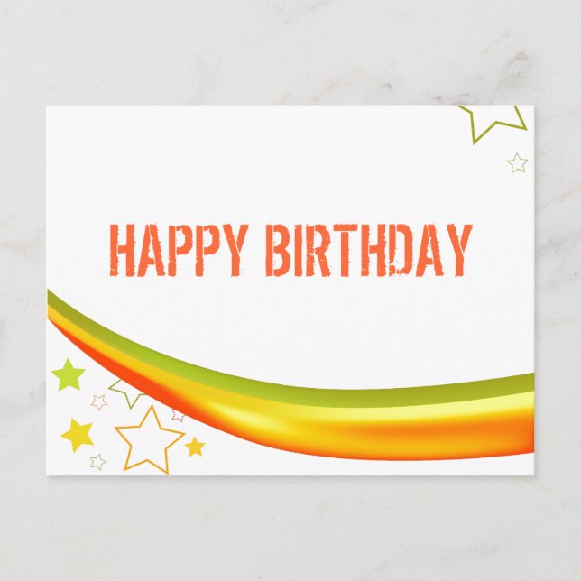Postal Feliz cumpleaños (Anverso)