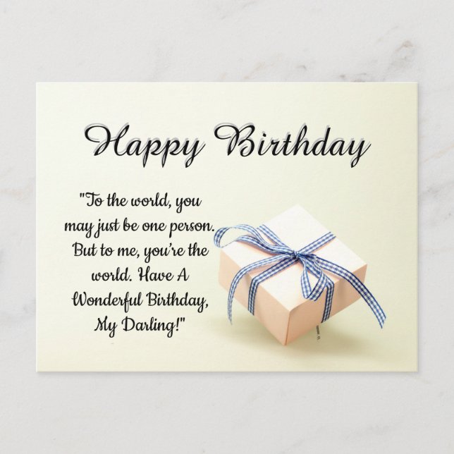 Postal Feliz cumpleaños (Anverso)