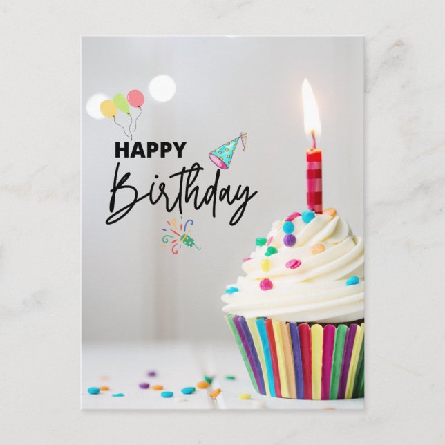 Postal Feliz cumpleaños (Anverso)