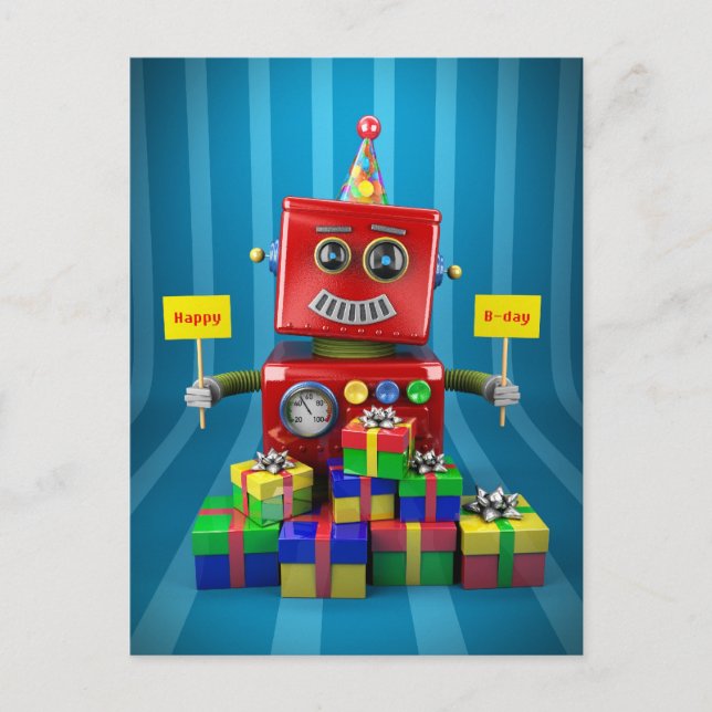 Postal Feliz cumpleaños (Anverso)