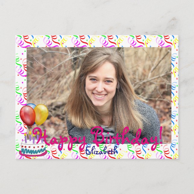 Postal Feliz cumpleaños (Anverso)