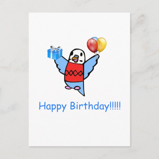 Postal ¡Feliz cumpleaños! (Anverso)