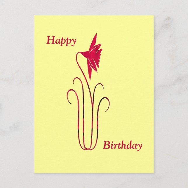 Postal Feliz cumpleaños (Anverso)