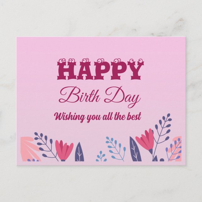 Postal Feliz cumpleaños 😍 😍 😍 (Anverso)