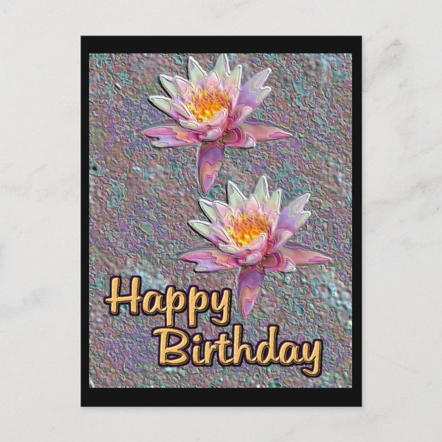 Postal Feliz cumpleaños (Anverso)