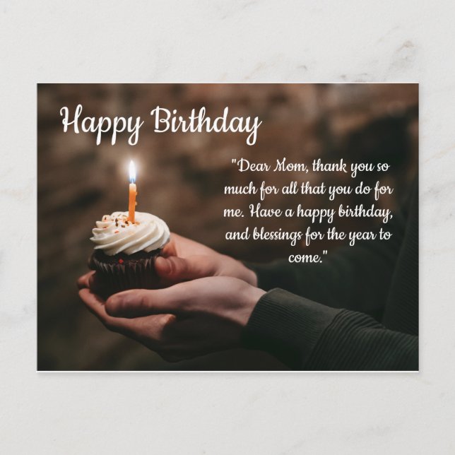 Postal Feliz cumpleaños (Anverso)