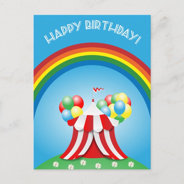 Postal Feliz cumpleaños (Anverso)