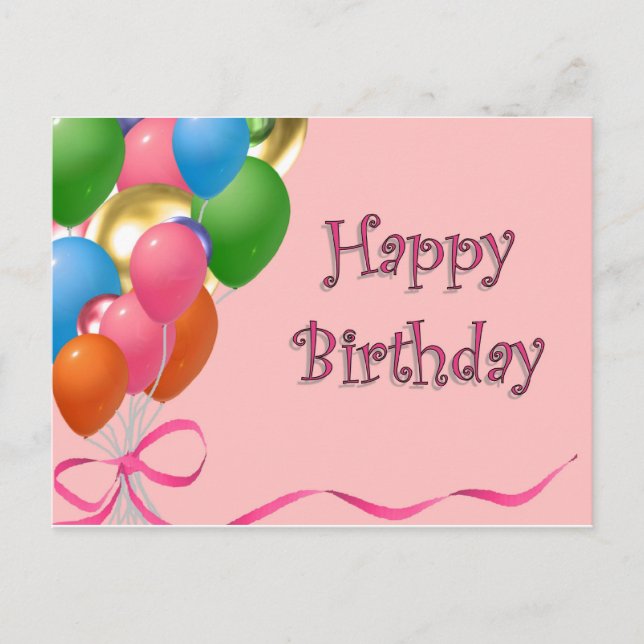 Postal Feliz Cumpleaños (Anverso)