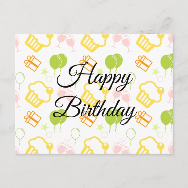 Postal Feliz Cumpleaños (Anverso)