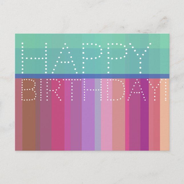 Postal Feliz cumpleaños (Anverso)