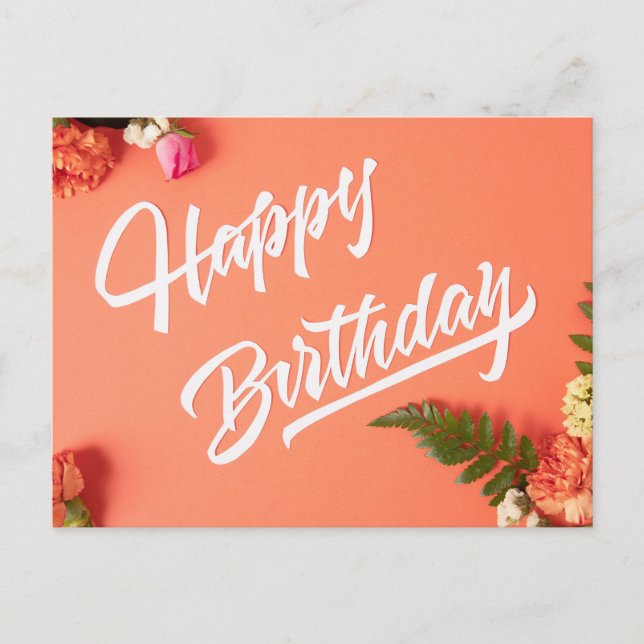 Postal Feliz cumpleaños (Anverso)