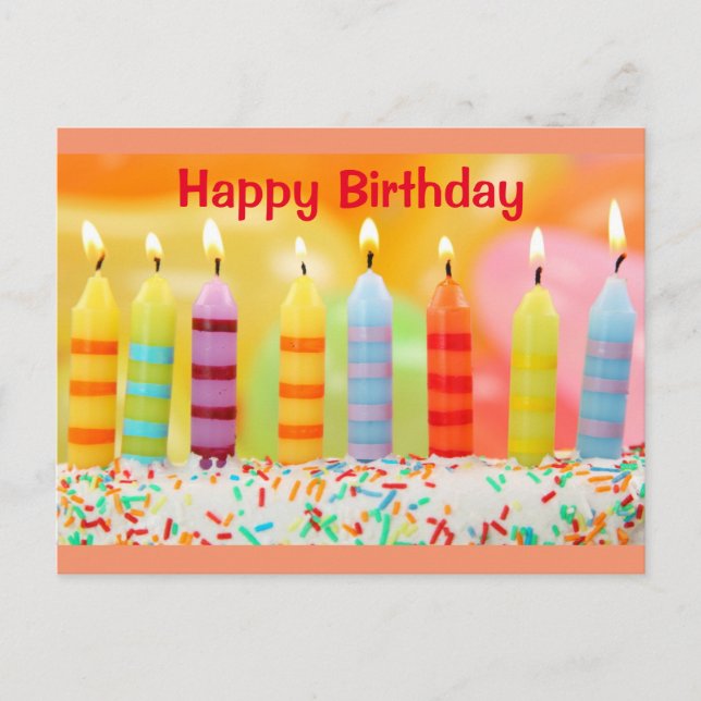 Postal Feliz cumpleaños (Anverso)