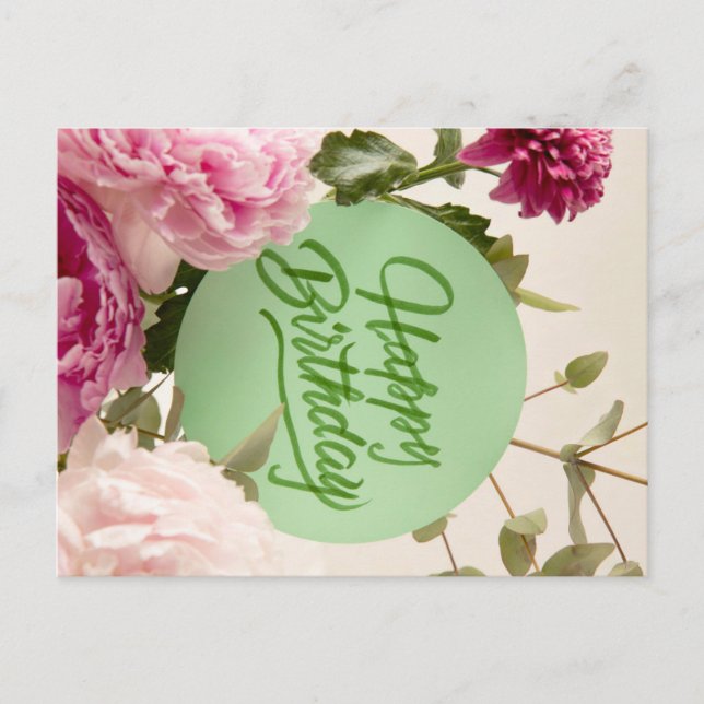 POSTAL FELIZ CUMPLEAÑOS (Anverso)