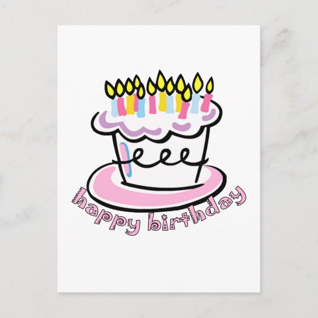 Postal Feliz cumpleaños (Anverso)