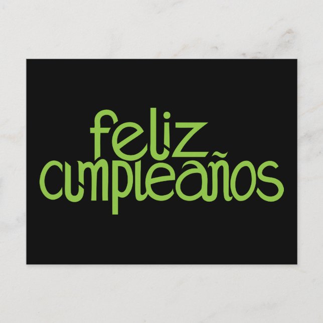 Postal Feliz cumpleaños (Anverso)