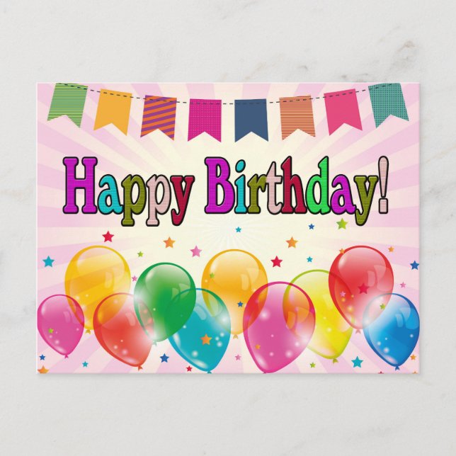 Postal Feliz Cumpleaños (Anverso)