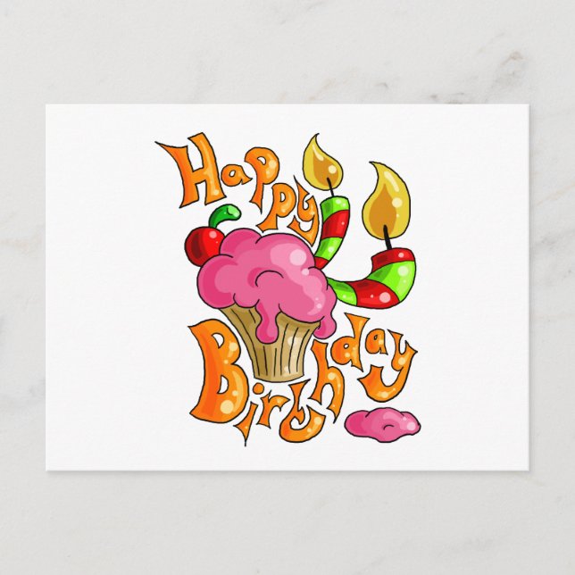 Postal Feliz cumpleaños (Anverso)