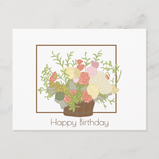 Postal Feliz cumpleaños (Anverso)