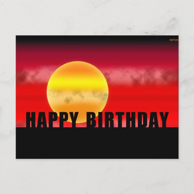 Postal Feliz Cumpleaños (Anverso)
