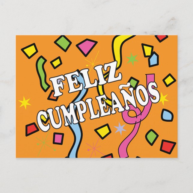 Postal Feliz cumpleaños (Anverso)