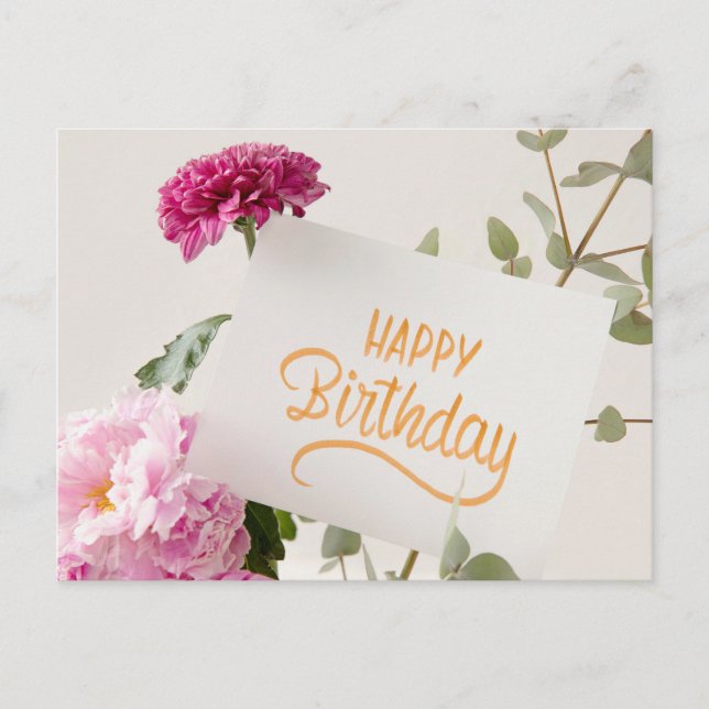 POSTAL FELIZ CUMPLEAÑOS (Anverso)