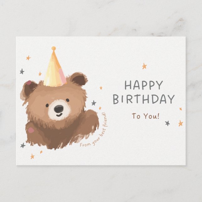 Postal Feliz cumpleaños (Anverso)