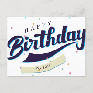 Postal Feliz cumpleaños