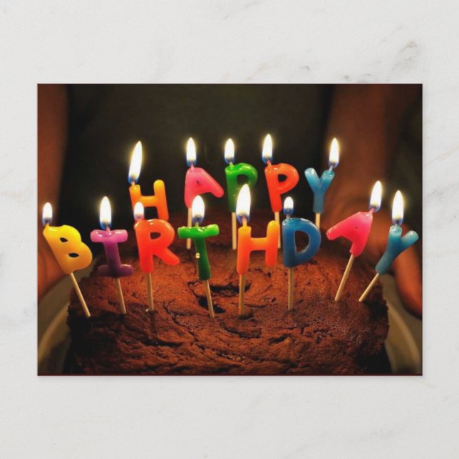 Postal Feliz cumpleaños (Anverso)