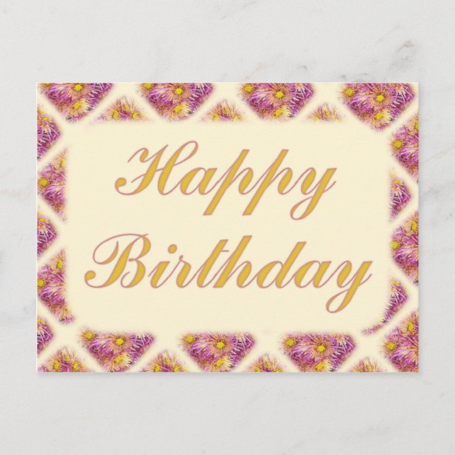 Postal Feliz cumpleaños (Anverso)