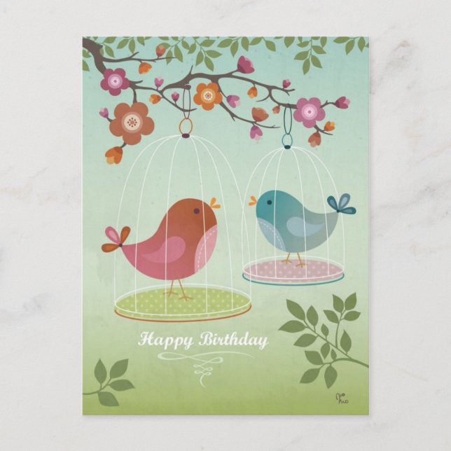 Postal Feliz cumpleaños (Anverso)