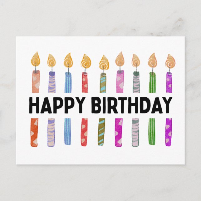 POSTAL FELIZ CUMPLEAÑOS (Anverso)