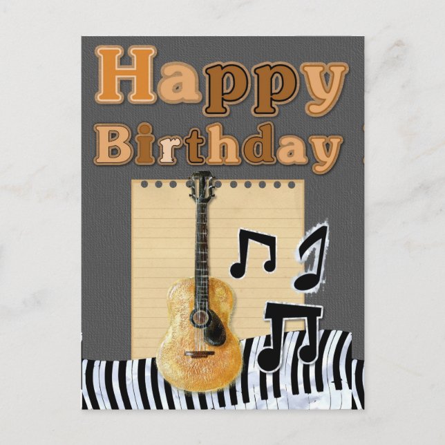 Postal Feliz cumpleaños (Anverso)