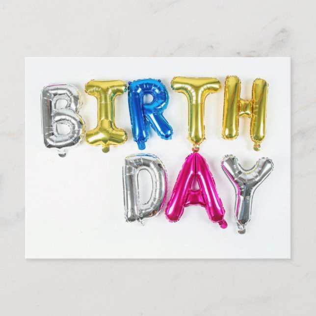 POSTAL FELIZ CUMPLEAÑOS (Anverso)