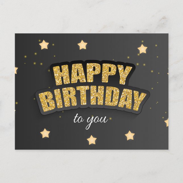 Postal Feliz cumpleaños (Anverso)