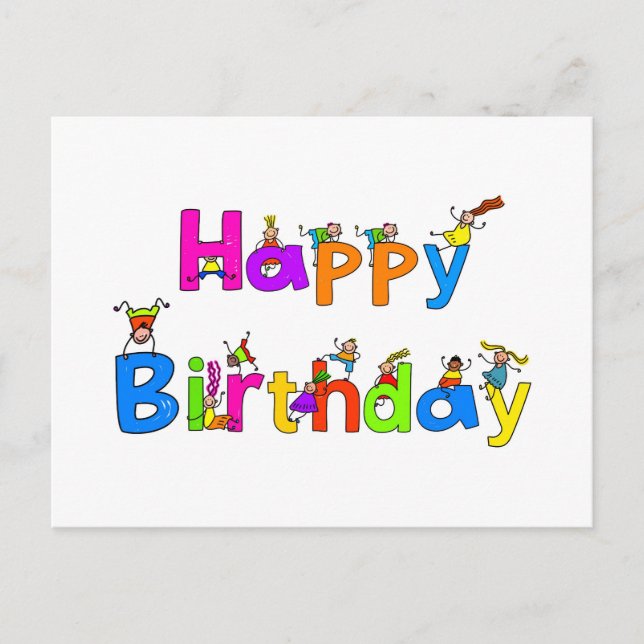 Postal Feliz cumpleaños (Anverso)