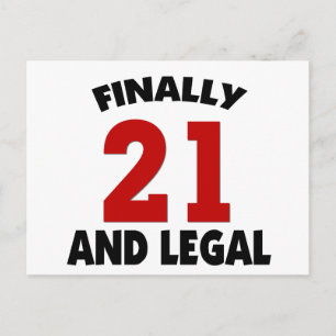 Postal Feliz cumpleaños 21