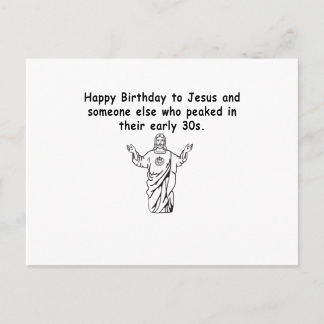 Postal Feliz cumpleaños 30 de diciembre algo (Anverso)