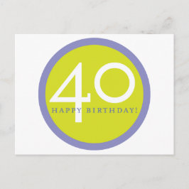 Postal ¡Feliz cumpleaños, 40!