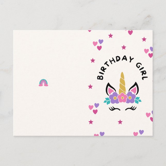 Postal Feliz Cumpleaños a Alguien Increíble (Anverso)