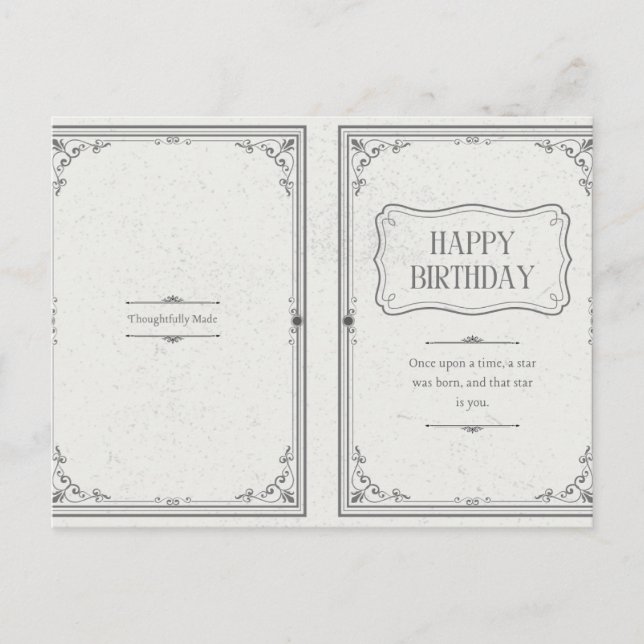 Postal Feliz Cumpleaños a Alguien Increíble (Anverso)