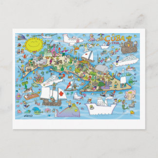 Postal Feliz cumpleaños a Cuba