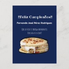 Postal Feliz cumpleaños a el Comelón de Pupusas
