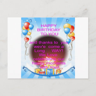 Postal Feliz cumpleaños a tu arte Imprimir